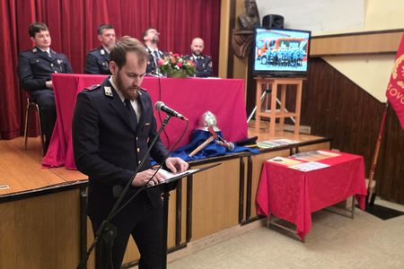 Poročilo mladine je podal mentor Luka Rebernik